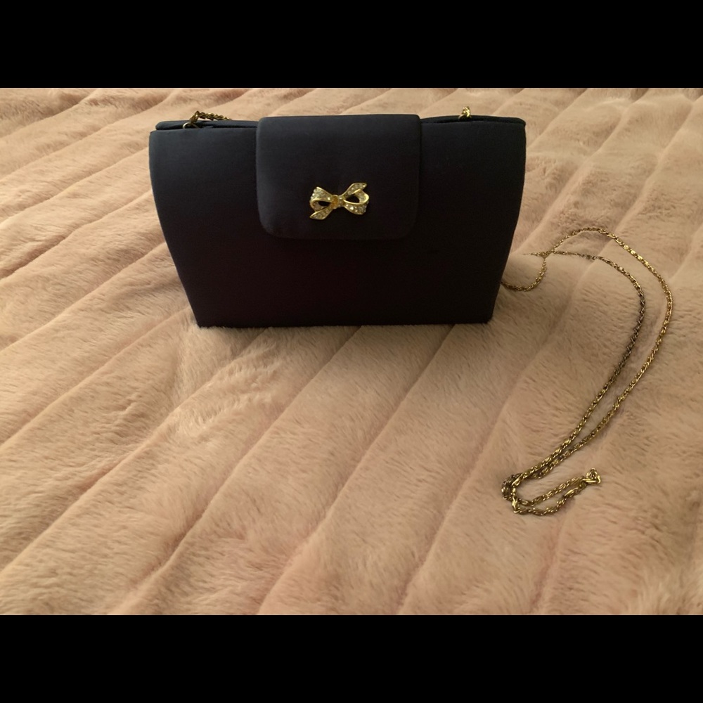 Navy purse